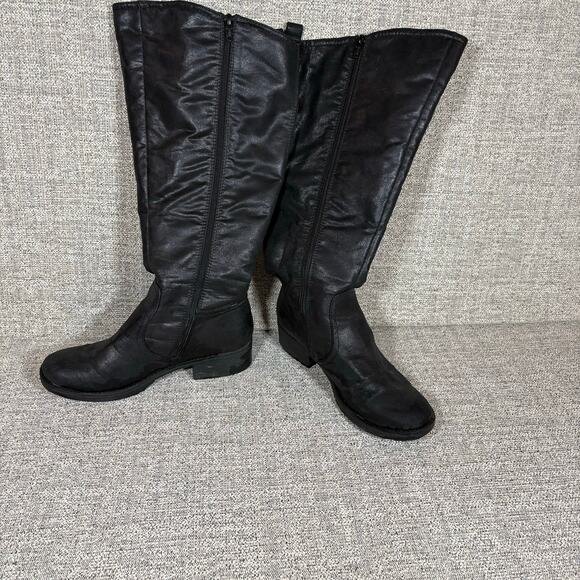 Bare Traps Women's Oria Faux Leather Black Boots Size 8 - Picture 6 of 9